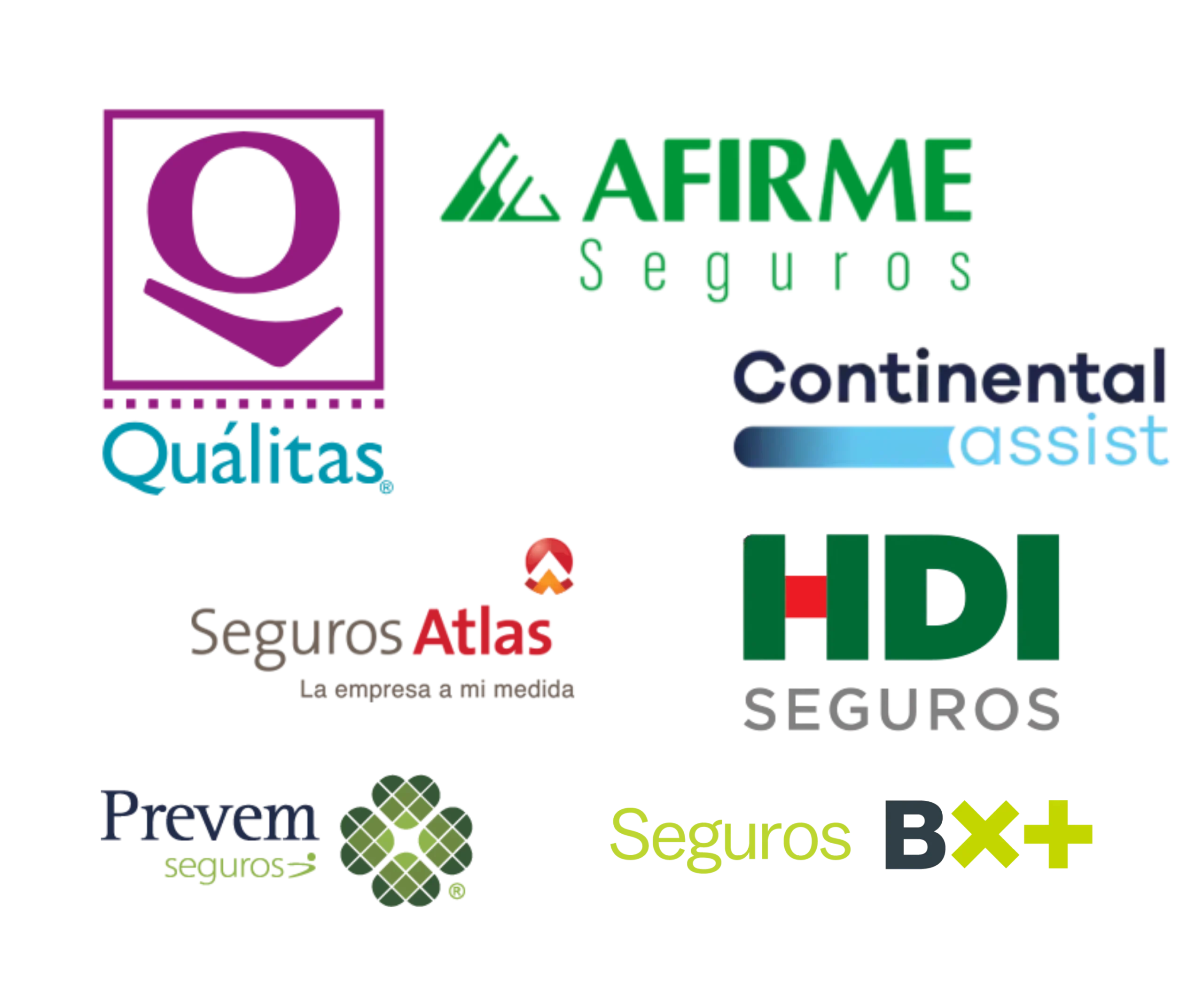 Logos de compañías de seguros
